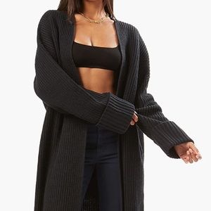 WeWoreWhat Coatigan Chunky Sweater